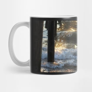 Dancing Sunlight under the Pier Mug